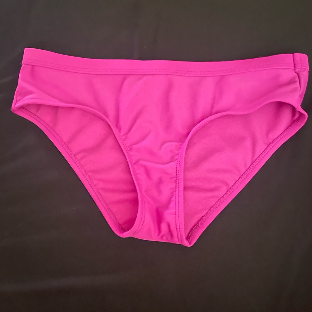 pink swimsuit bottems. size small. bought from target